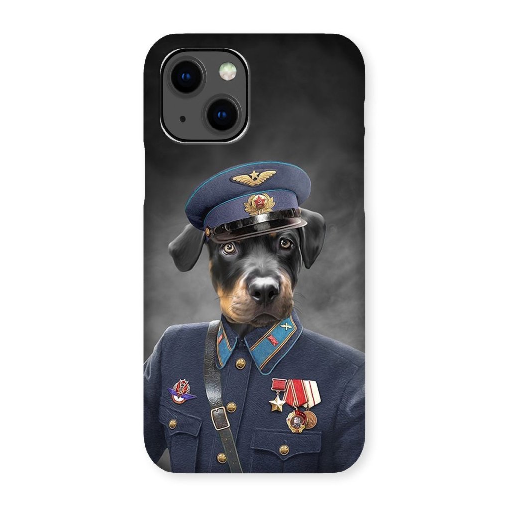 Pet Portraits | The Decorated Soldier: Custom Pet Phone Case | Paw & Glory