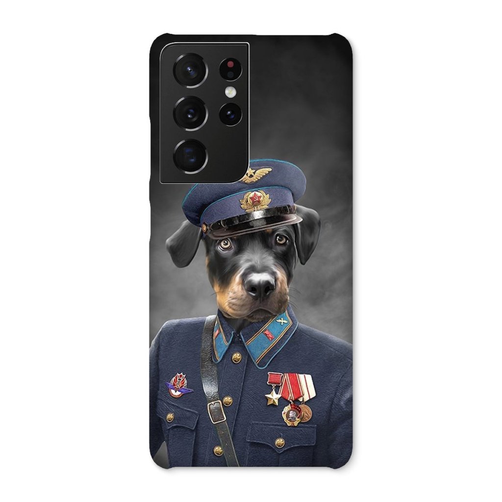 Pet Portraits | The Decorated Soldier: Custom Pet Phone Case | Paw & Glory