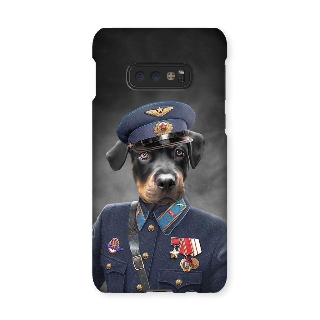 Pet Portraits | The Decorated Soldier: Custom Pet Phone Case | Paw & Glory