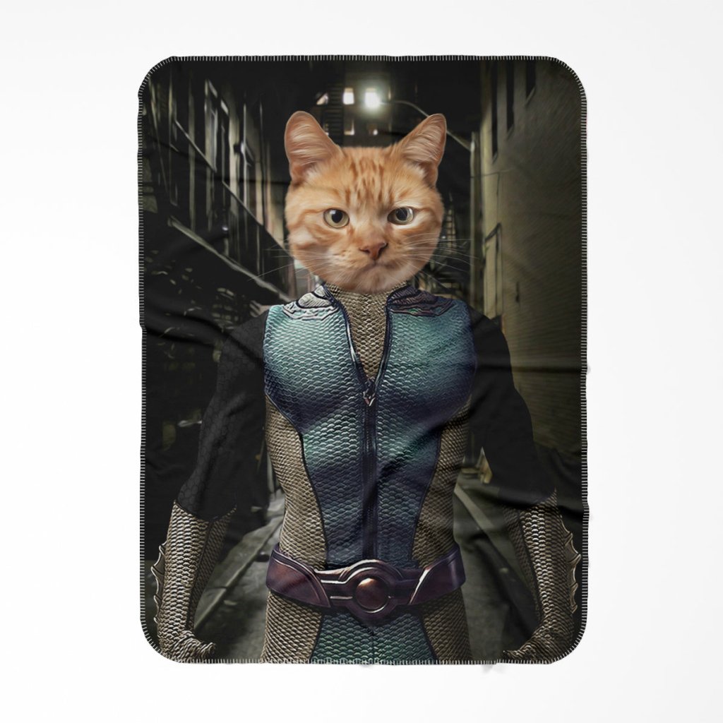 Sea Superhero Custom Pet Blanket | Personalized Pet Gift | Paw & Glory