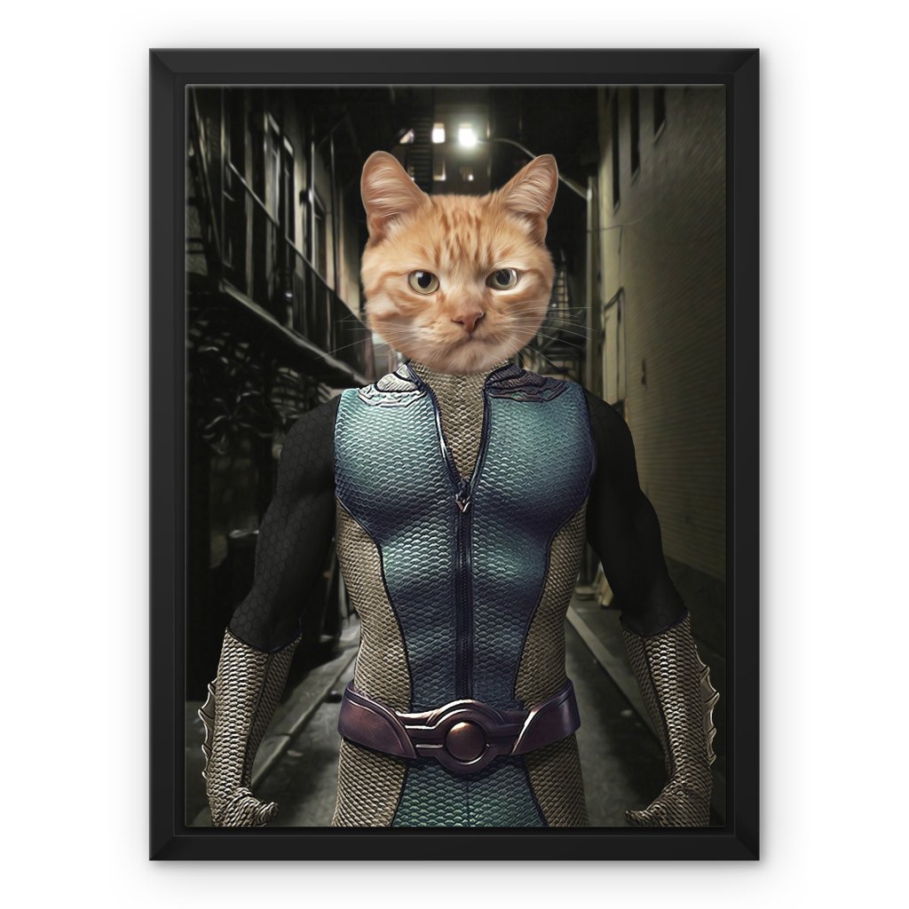 Pet Portraits | The Deep (The Boys Inspired): Custom Pet Canvas | Paw & Glory