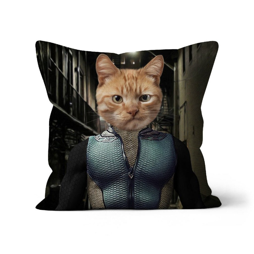 Pet Portraits | The Deep (The Boys Inspired): Custom Pet Pillow | Paw & Glory