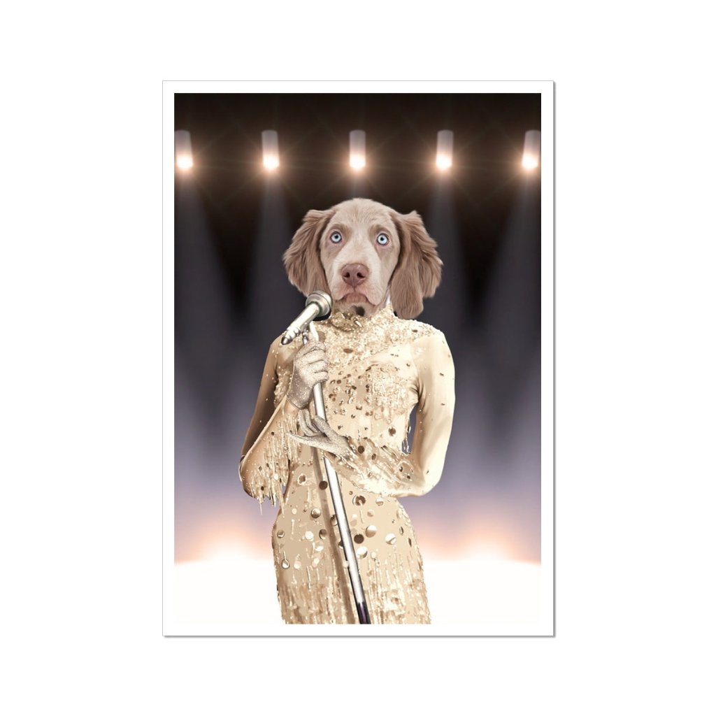 Pet Portraits | The Diana Ross: Custom Pet Poster | Paw & Glory