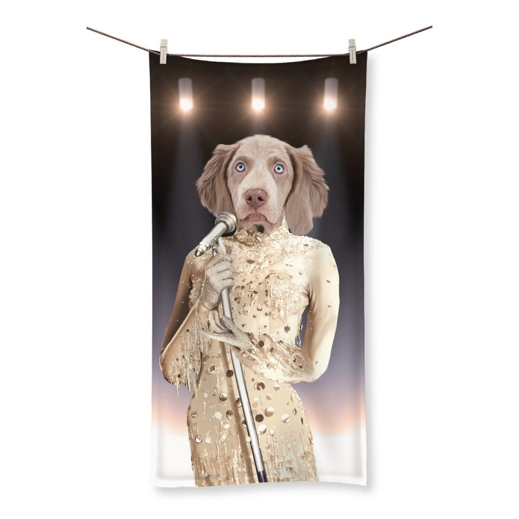 Pet Portraits | The Diana Ross: Custom Pet Towel | Paw & Glory