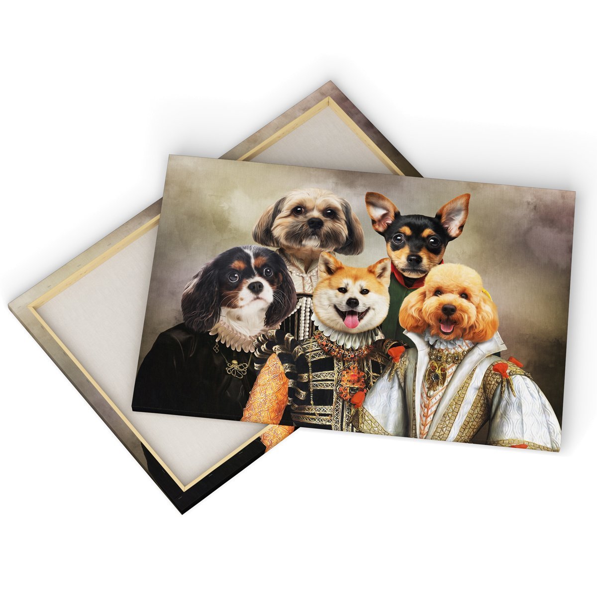 Pet Portraits | The Dignified 5: Custom Pet Canvas | Paw & Glory