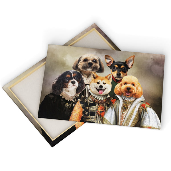 Pet Portraits | The Dignified 5: Custom Pet Canvas - Paw & Glory