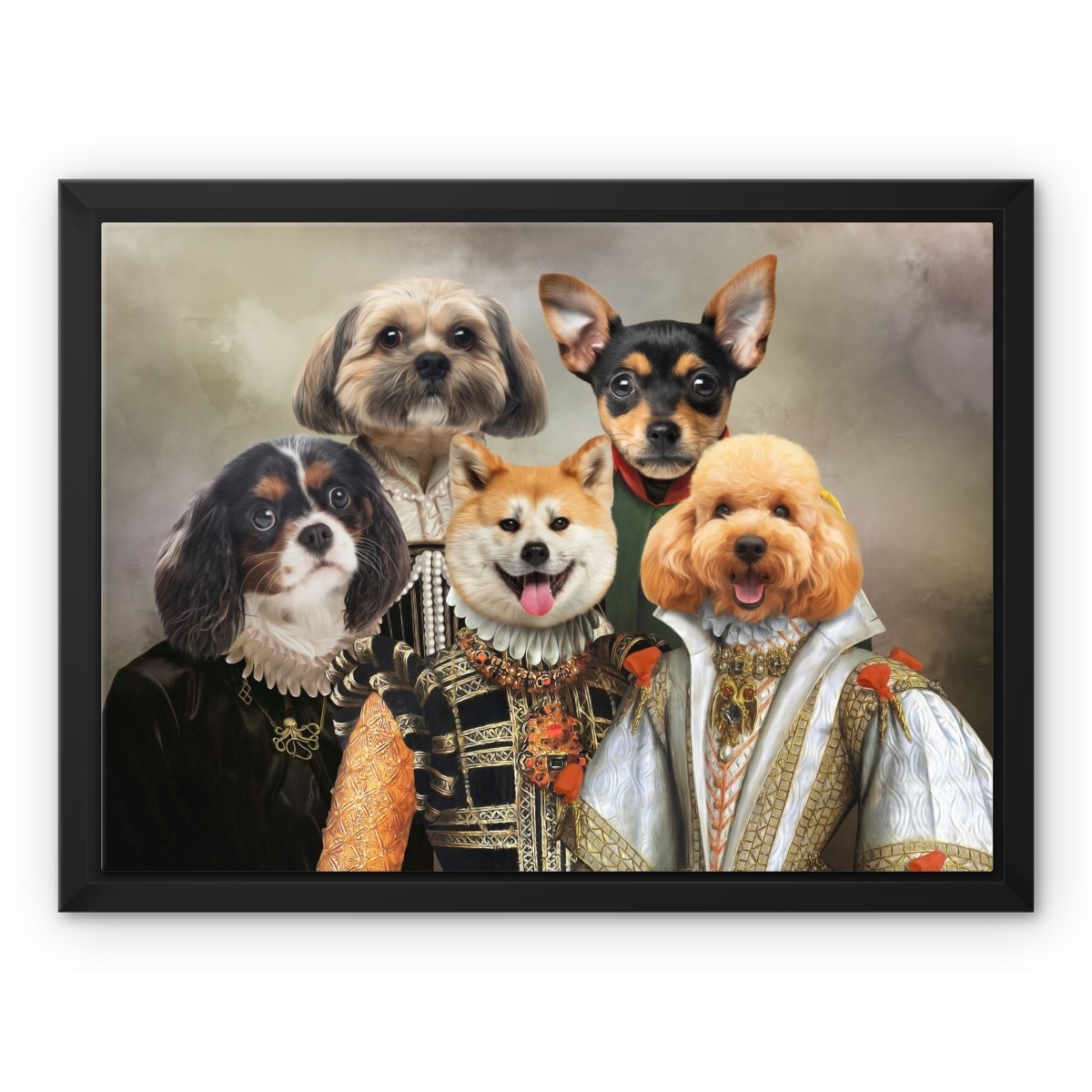Pet Portraits | The Dignified 5: Custom Pet Canvas | Paw & Glory