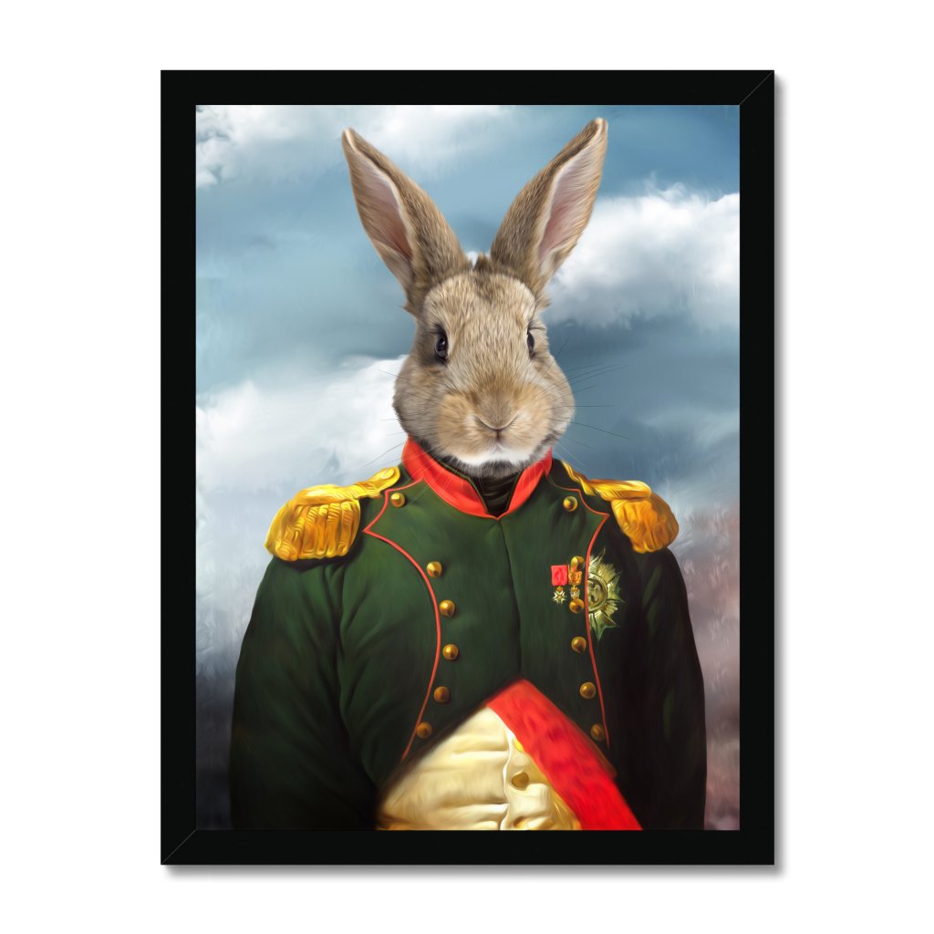 Pet Portraits | The Dignitary: Animal Art Framed Portrait | Paw & Glory
