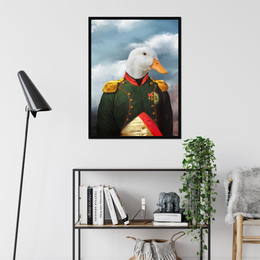 Pet Portraits | The Dignitary: Animal Art Framed Portrait | Paw & Glory
