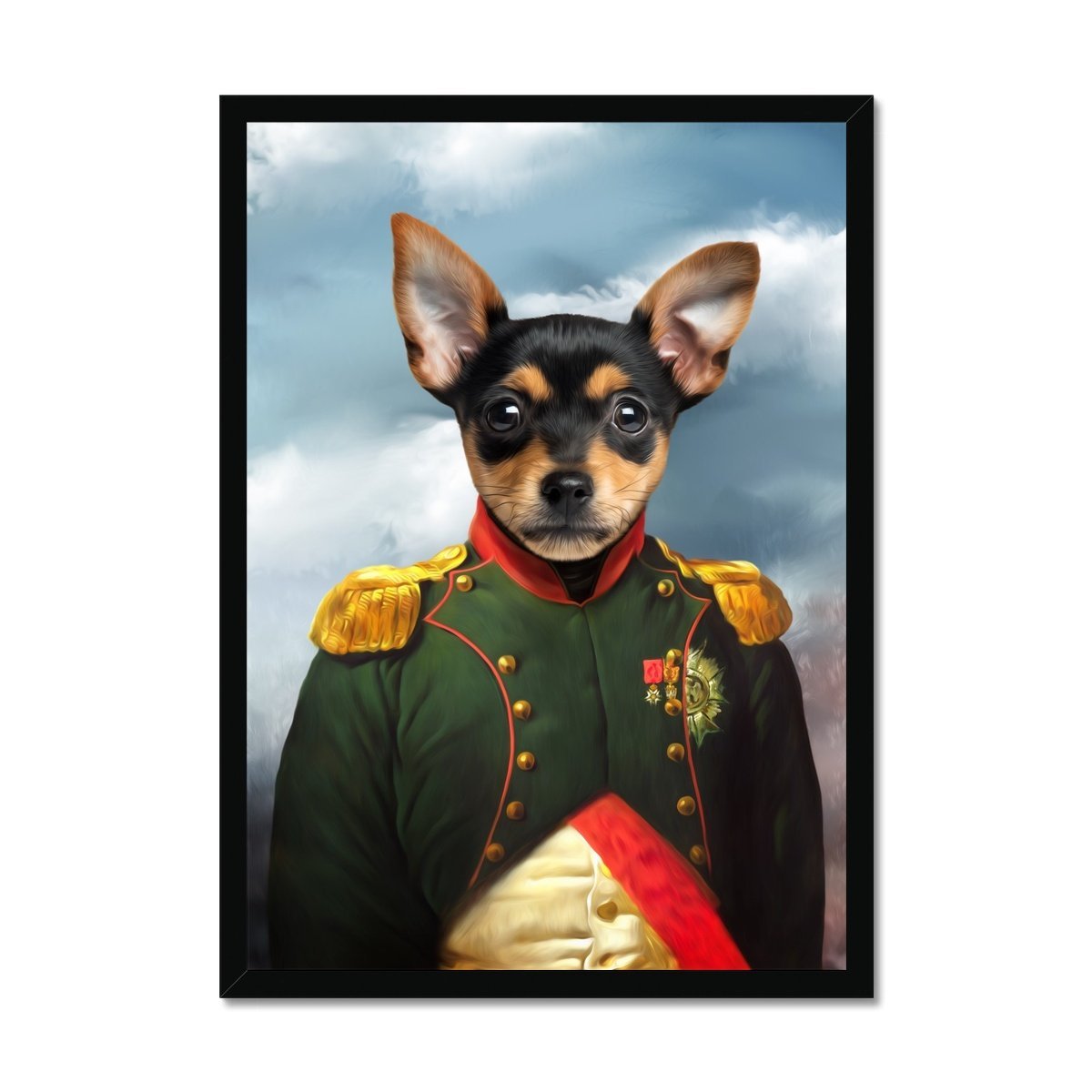 The Dignitary: Custom Pet Portrait - Paw & Glory - Dog Portraits - Pet Portraits