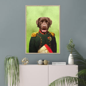 The Dignitary: Custom Pet Portrait - Paw & Glory - Dog Portraits - Pet Portraits