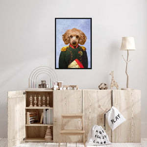 The Dignitary: Custom Pet Portrait - Paw & Glory - Dog Portraits - Pet Portraits