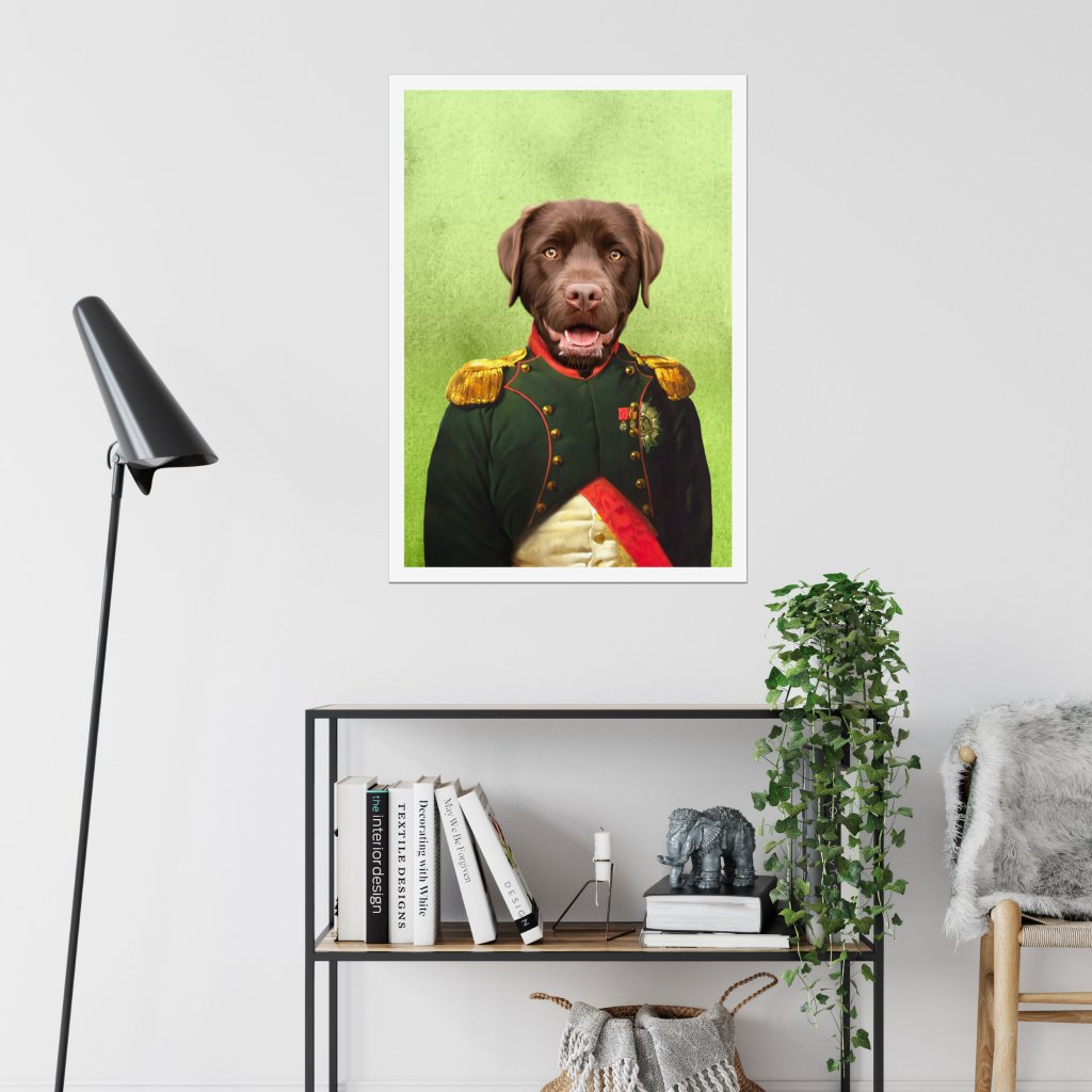 Pet Portraits | The Dignitary: Custom Pet Poster | Paw & Glory