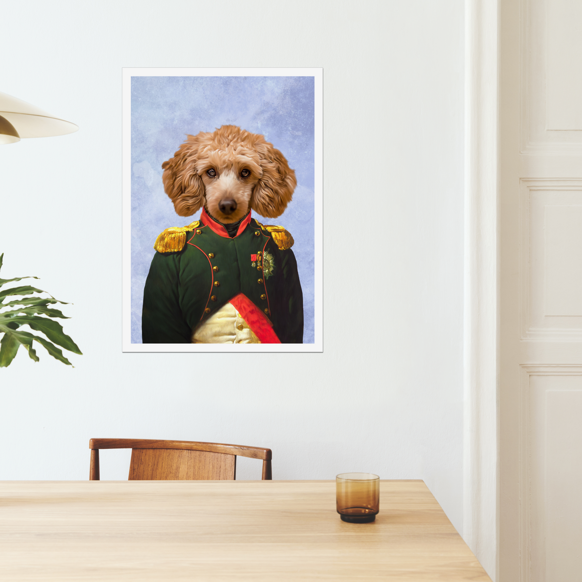 Pet Portraits | The Dignitary: Custom Pet Poster | Paw & Glory