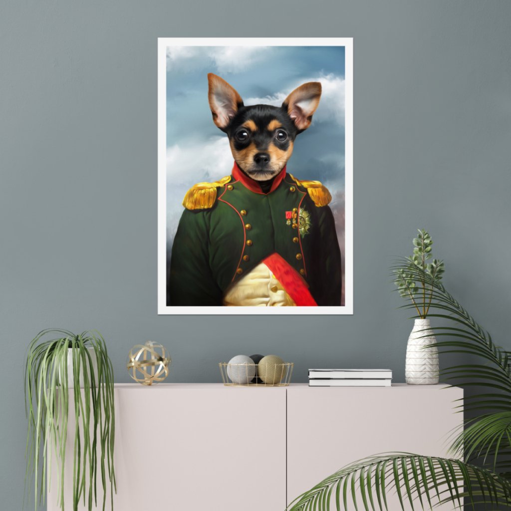 Pet Portraits | The Dignitary: Custom Pet Poster | Paw & Glory