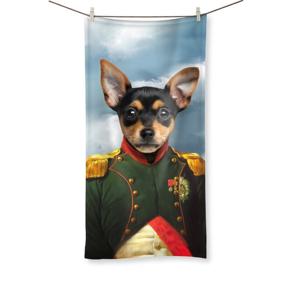 The Dignitary: Custom Pet Towel | royal pet portrait | Paw & Glory