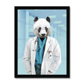 The Doctor: Animal Art Framed Portrait