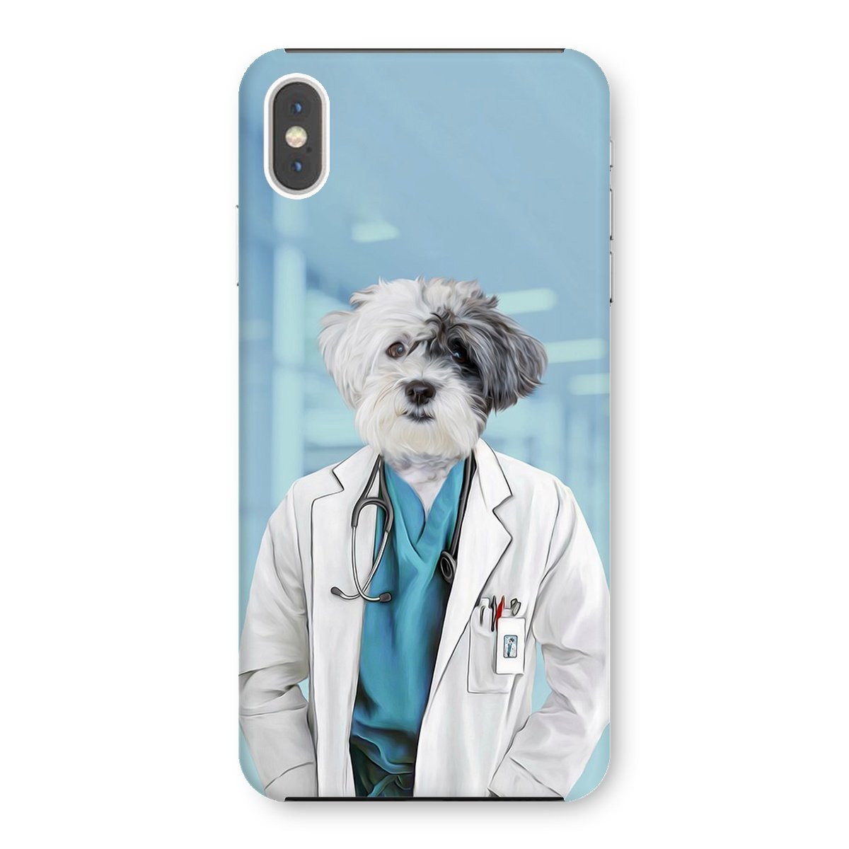 The Doctor: Custom Pet Phone Case - Paw & Glory - Dog Portraits - Pet Portraits