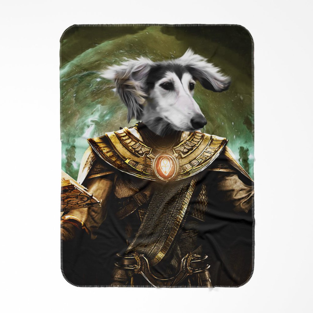 Pet Portraits | The Doctor Fate (Black Adam Inspired): Custom Pet Blanket | Paw & Glory