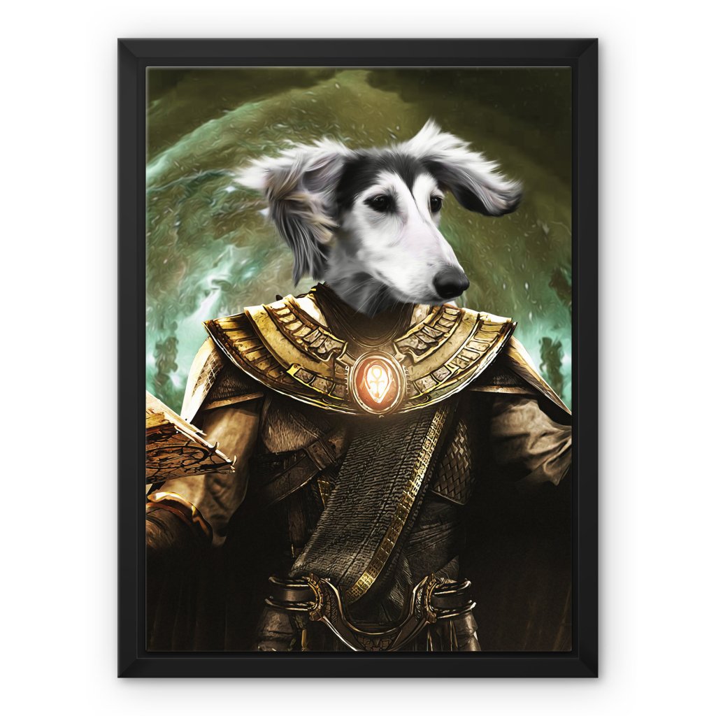 Pet Portraits | The Doctor Fate (Black Adam Inspired): Custom Pet Canvas | Paw & Glory