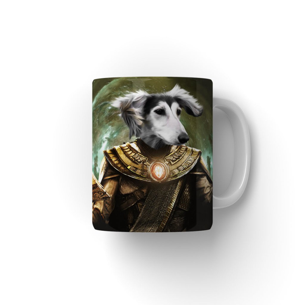 Pet Portraits | The Doctor Fate (Black Adam Inspired): Custom Pet Coffee Mug | Paw & Glory