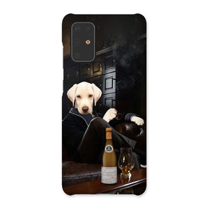 The Don with Cigar: Custom Pet Phone Case - Paw & Glory - Dog Portraits - Pet Portraits