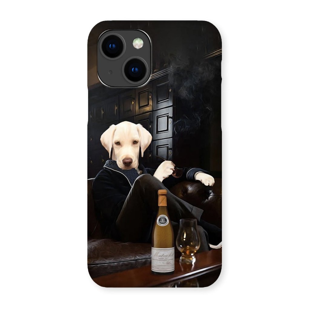 Pet Portraits | The Don with Cigar: Custom Pet Phone Case | Paw & Glory
