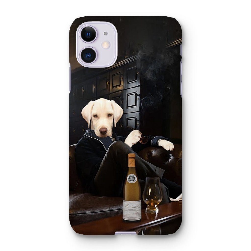 Pet Portraits | The Don with Cigar: Custom Pet Phone Case | Paw & Glory