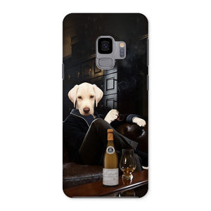 The Don with Cigar: Custom Pet Phone Case - Paw & Glory - Dog Portraits - Pet Portraits