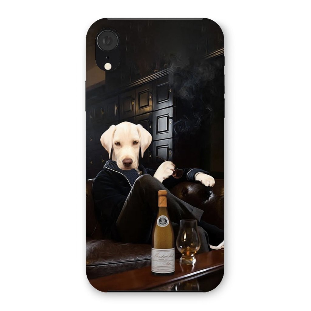Pet Portraits | The Don with Cigar: Custom Pet Phone Case | Paw & Glory