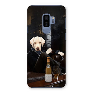 The Don with Cigar: Custom Pet Phone Case - Paw & Glory - Dog Portraits - Pet Portraits