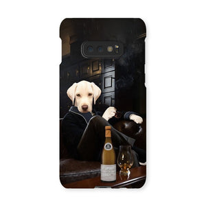 The Don with Cigar: Custom Pet Phone Case - Paw & Glory - Dog Portraits - Pet Portraits