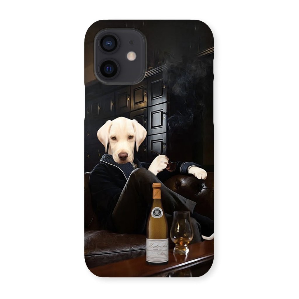 Pet Portraits | The Don with Cigar: Custom Pet Phone Case | Paw & Glory