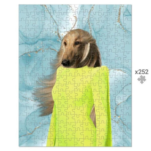 Luxury Glamour Star Custom Pet Puzzle | Funny Pet Portrait | Paw & Glory