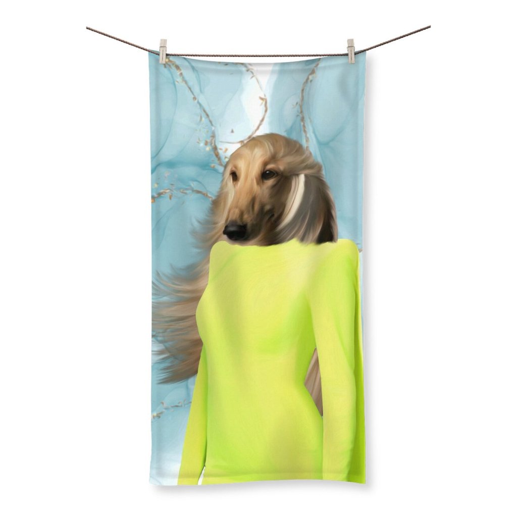 Pet Portraits | The Dorit (Real Housewives Of Beverley Hills): Custom Pet Towel | Paw & Glory