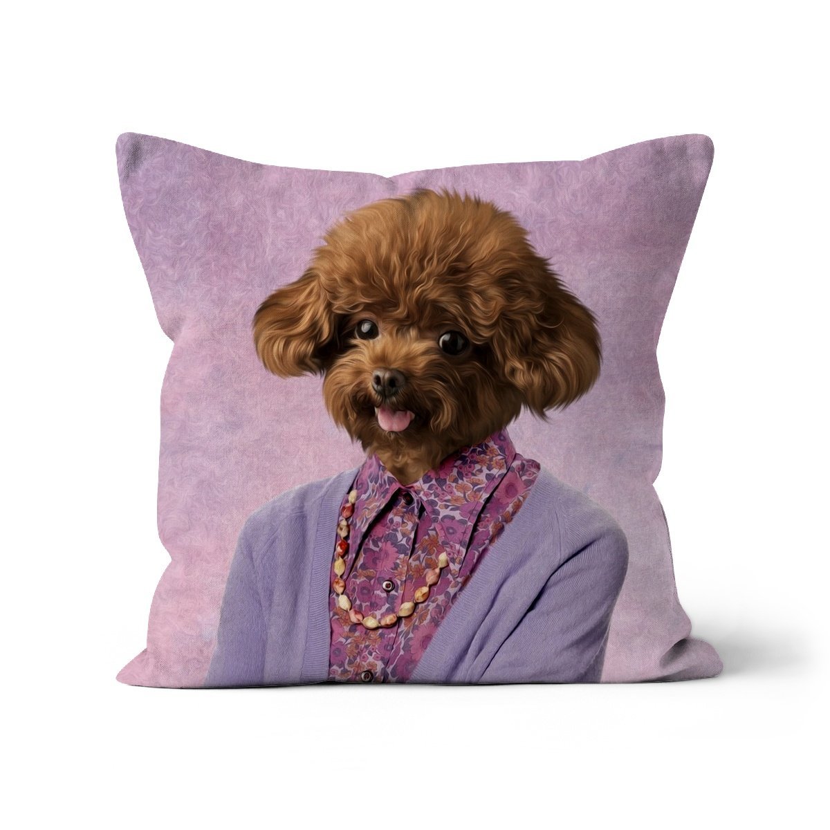 Pet Portraits | The Dot Cotton (Eastenders Inspired): Custom Pet Pillow | Paw & Glory