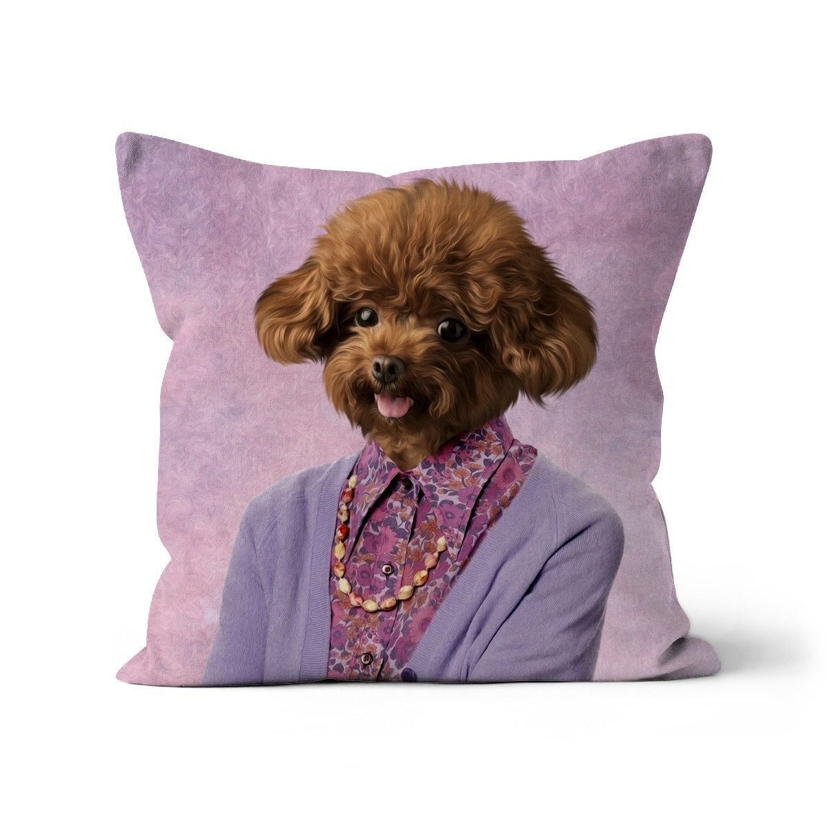 Pet Portraits | The Dot Cotton (Eastenders Inspired): Custom Pet Pillow | Paw & Glory