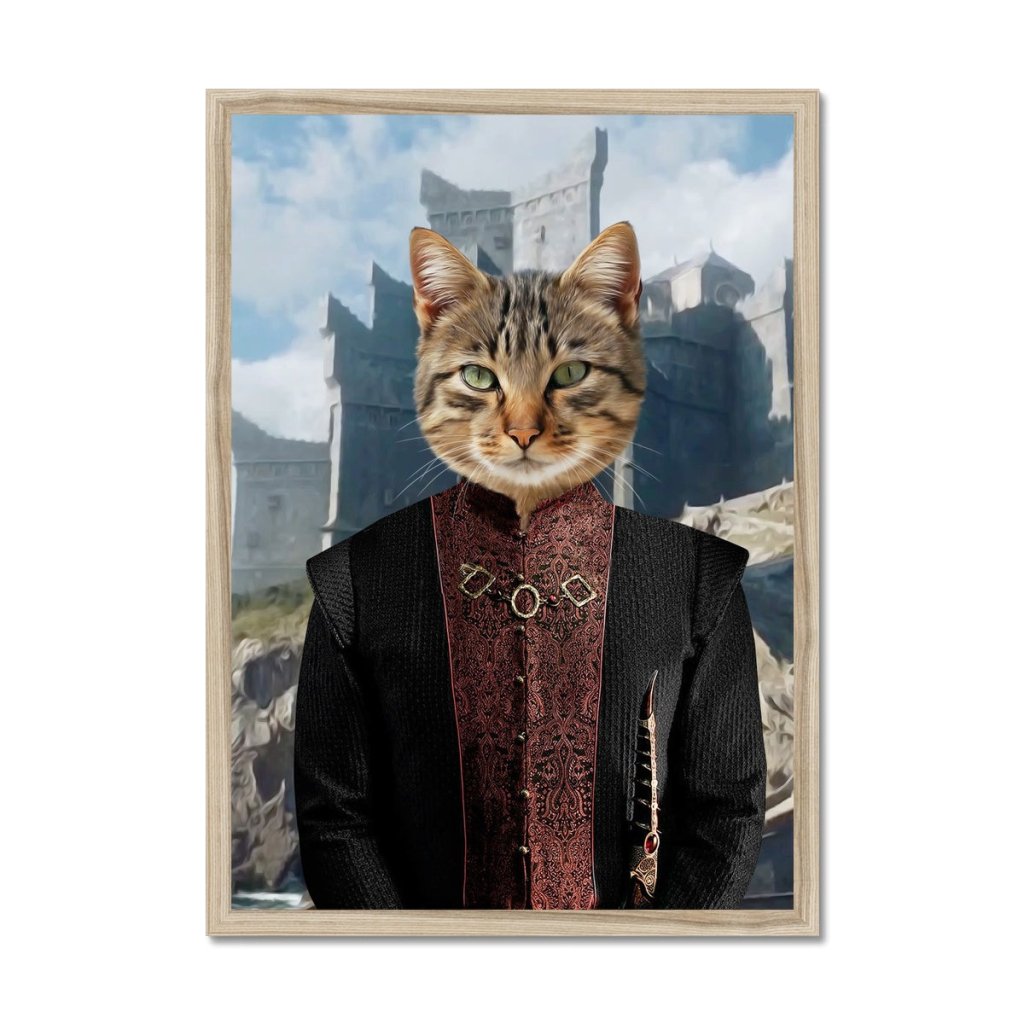 Pet Portraits | The Dragon King (House Of The Dragon Inspired): Custom Pet Portrait | Paw & Glory