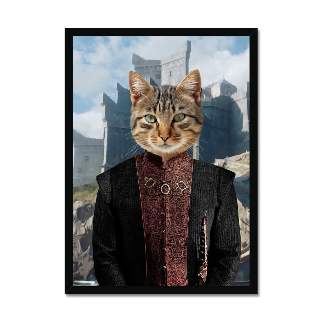 Pet Portraits | The Dragon King (House Of The Dragon Inspired): Custom Pet Portrait | Paw & Glory