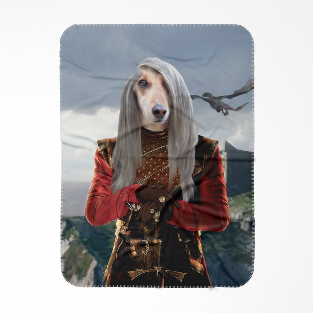 Pet Portraits | The Dragon Prince (House Of The Dragon Inspired): Custom Pet Blanket | Paw & Glory
