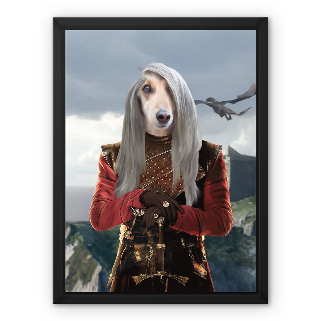 Pet Portraits | The Dragon Prince (House Of The Dragon Inspired): Custom Pet Canvas | Paw & Glory