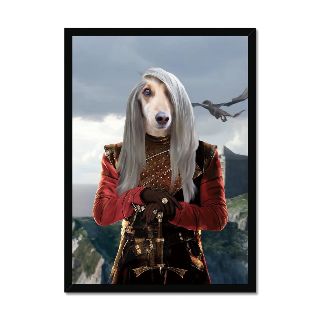 Pet Portraits | The Dragon Prince (House Of The Dragon Inspired): Custom Pet Portrait | Paw & Glory