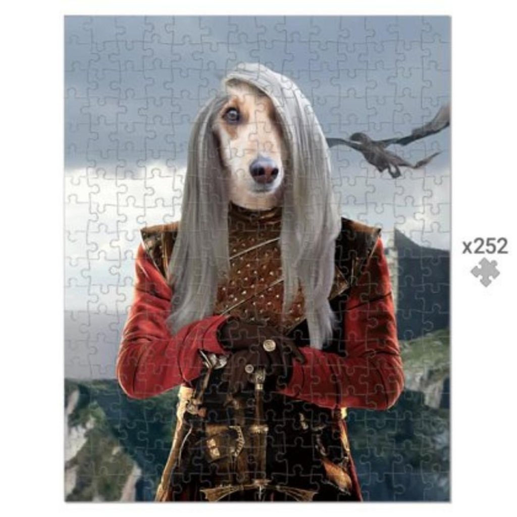 Pet Portraits | The Dragon Prince (House Of The Dragon Inspired): Custom Pet Puzzle | Paw & Glory