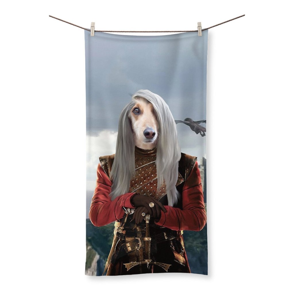 Pet Portraits | The Dragon Prince (House Of The Dragon Inspired): Custom Pet Towel | Paw & Glory