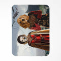 The Dragon Prince & Princess: Custom Pet Blanket