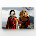 The Dragon Prince & Princess: Custom Pet Canvas