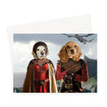The Dragon Prince & Princess: Custom Pet Greeting Card