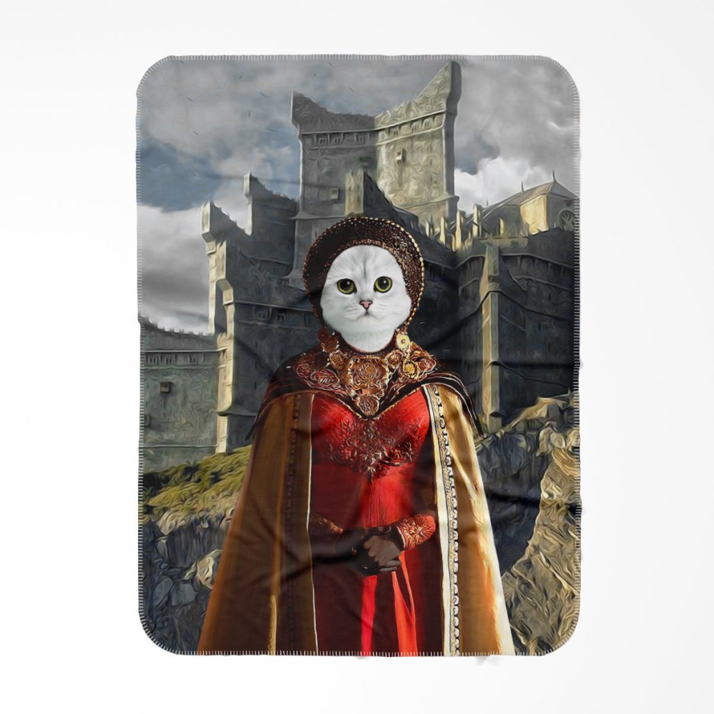 The Dragon Princess (House Of The Dragon Inspired): Custom Pet Blanket - Paw & Glory - Dog Portraits - Pet Portraits