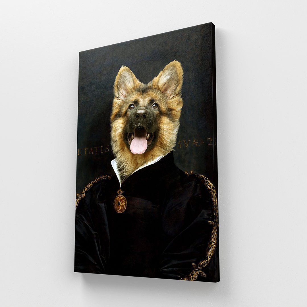 Pet Portraits | The Duchess: Custom Pet Canvas | Paw & Glory