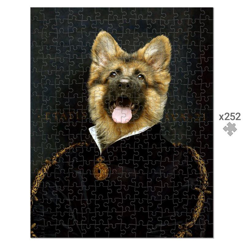Pet Portraits | The Duchess: Custom Pet Puzzle | Paw & Glory